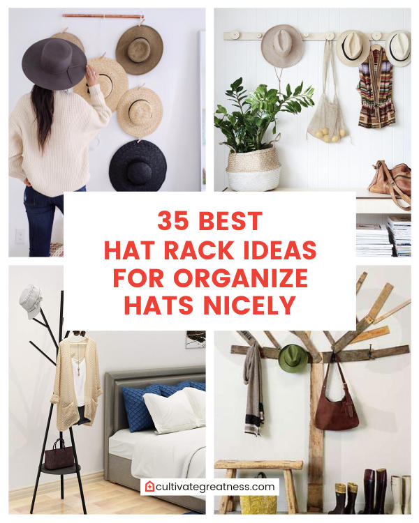 Best Hat Rack Ideas for Organize Hats Nicely
