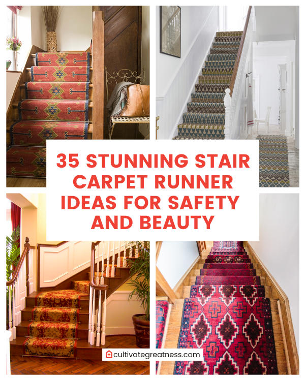 Stunning Stair Carpet Runner Ideas for Safety and Beauty